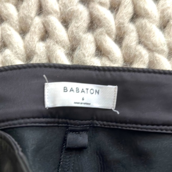 Aritzia Vegan Leather Pants - Picture 3 of 3